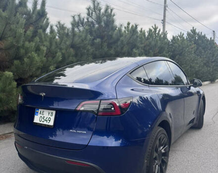 Синий Тесла Model Y, объемом двигателя 0 л и пробегом 52 тыс. км за 30900 $, фото 49 на Automoto.ua