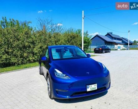 Синий Тесла Model Y, объемом двигателя 0 л и пробегом 63 тыс. км за 26800 $, фото 7 на Automoto.ua