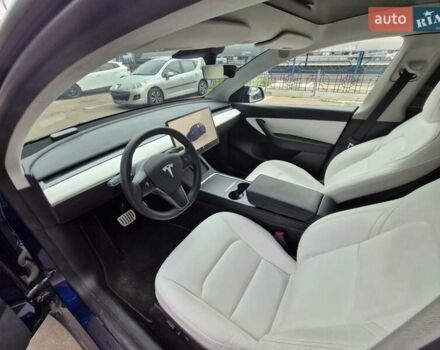 Тесла Model Y 2022 в Киеве на Automoto.ua Синий Тесла Model Y, объемом двигателя 0 л и пробегом 25 тыс. км за 31900 $, фото 7 на Automoto.ua