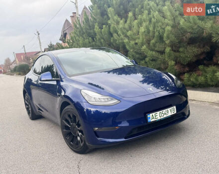 Синий Тесла Model Y, объемом двигателя 0 л и пробегом 52 тыс. км за 30900 $, фото 43 на Automoto.ua