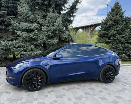 Синій Тесла Model Y, об'ємом двигуна 0 л та пробігом 33 тис. км за 29000 $, фото 2 на Automoto.ua