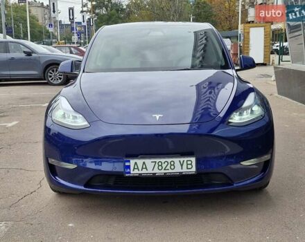 Тесла Model Y 2022 в Киеве на Automoto.ua Синий Тесла Model Y, объемом двигателя 0 л и пробегом 25 тыс. км за 31900 $, фото 1 на Automoto.ua