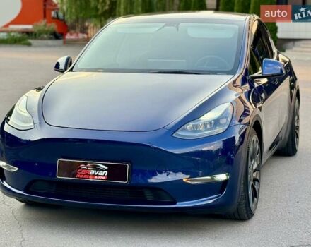 Синій Тесла Model Y, об'ємом двигуна 0 л та пробігом 58 тис. км за 27800 $, фото 3 на Automoto.ua
