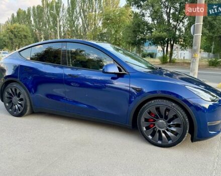 Синій Тесла Model Y, об'ємом двигуна 0 л та пробігом 58 тис. км за 27800 $, фото 45 на Automoto.ua