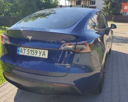 Синий Тесла Model Y, объемом двигателя 0 л и пробегом 54 тыс. км за 29900 $, фото 19 на Automoto.ua