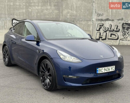 Синий Тесла Model Y, объемом двигателя 0 л и пробегом 66 тыс. км за 24100 $, фото 9 на Automoto.ua