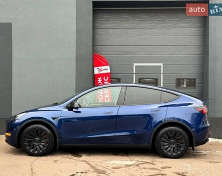 Синий Тесла Model Y, объемом двигателя 0 л и пробегом 40 тыс. км за 29999 $, фото 5 на Automoto.ua