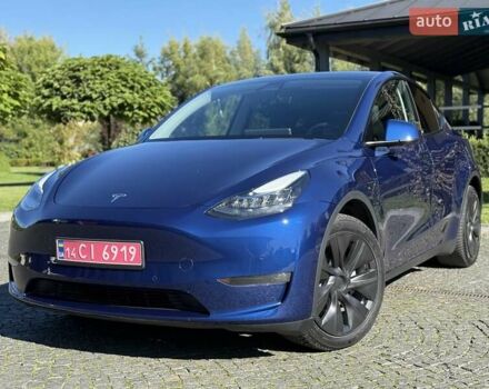Синий Тесла Model Y, объемом двигателя 0 л и пробегом 80 тыс. км за 25300 $, фото 12 на Automoto.ua