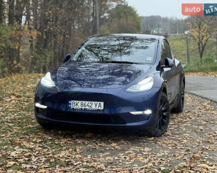 Синий Тесла Model Y, объемом двигателя 0 л и пробегом 133 тыс. км за 23900 $, фото 1 на Automoto.ua