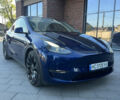 Синий Тесла Model Y, объемом двигателя 0 л и пробегом 28 тыс. км за 32900 $, фото 1 на Automoto.ua