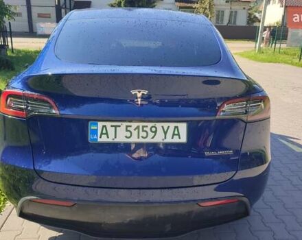 Синий Тесла Model Y, объемом двигателя 0 л и пробегом 54 тыс. км за 29900 $, фото 16 на Automoto.ua