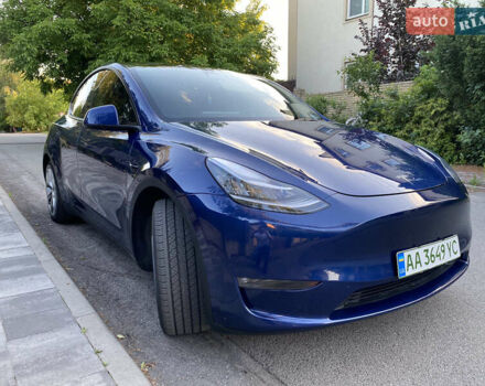 Тесла Model Y 2022 в Киеве на Automoto.ua Синий Тесла Model Y, объемом двигателя 0 л и пробегом 54 тыс. км за 26600 $, фото 10 на Automoto.ua