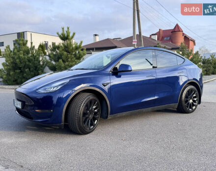 Синий Тесла Model Y, объемом двигателя 0 л и пробегом 52 тыс. км за 30900 $, фото 9 на Automoto.ua