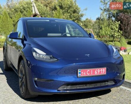 Синий Тесла Model Y, объемом двигателя 0 л и пробегом 80 тыс. км за 25300 $, фото 45 на Automoto.ua