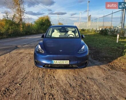 Синий Тесла Model Y, объемом двигателя 0 л и пробегом 39 тыс. км за 30000 $, фото 2 на Automoto.ua