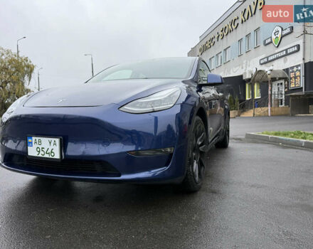 Синий Тесла Model Y, объемом двигателя 0 л и пробегом 120 тыс. км за 24500 $, фото 1 на Automoto.ua