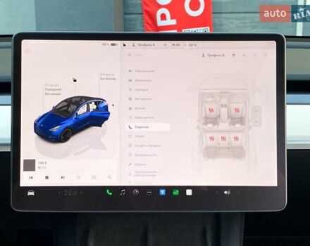 Синий Тесла Model Y, объемом двигателя 0 л и пробегом 92 тыс. км за 31999 $, фото 19 на Automoto.ua