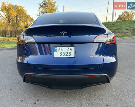 Синий Тесла Model Y, объемом двигателя 0 л и пробегом 42 тыс. км за 24500 $, фото 11 на Automoto.ua