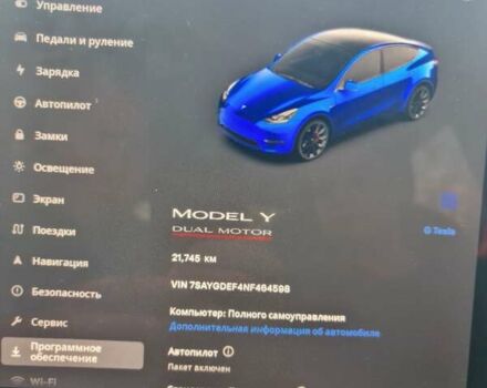 Синій Тесла Model Y, об'ємом двигуна 0 л та пробігом 22 тис. км за 35900 $, фото 17 на Automoto.ua