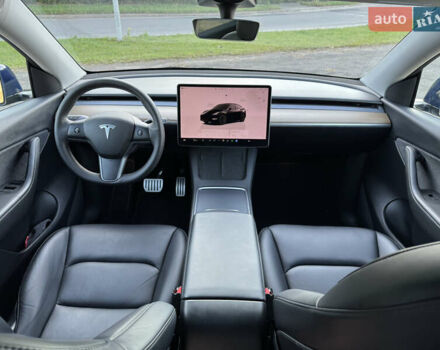 Синий Тесла Model Y, объемом двигателя 0 л и пробегом 61 тыс. км за 23800 $, фото 14 на Automoto.ua