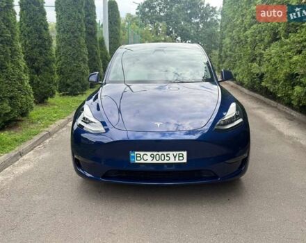 Синий Тесла Model Y, объемом двигателя 0 л и пробегом 85 тыс. км за 31500 $, фото 1 на Automoto.ua