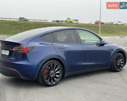 Синий Тесла Model Y, объемом двигателя 0 л и пробегом 66 тыс. км за 24100 $, фото 7 на Automoto.ua