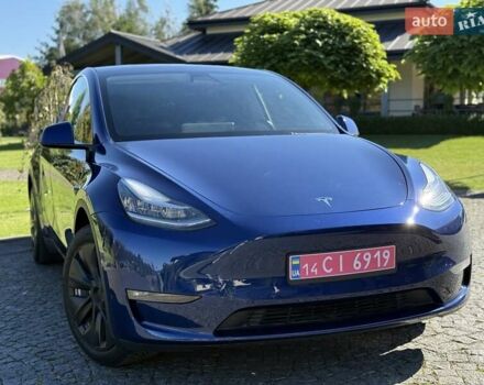 Синий Тесла Model Y, объемом двигателя 0 л и пробегом 80 тыс. км за 25300 $, фото 39 на Automoto.ua