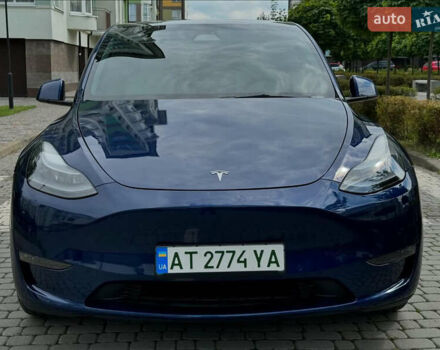 Синий Тесла Model Y, объемом двигателя 0 л и пробегом 45 тыс. км за 21900 $, фото 3 на Automoto.ua