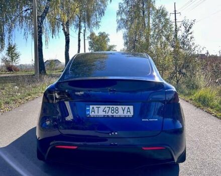 Синий Тесла Model Y, объемом двигателя 0 л и пробегом 42 тыс. км за 25400 $, фото 5 на Automoto.ua
