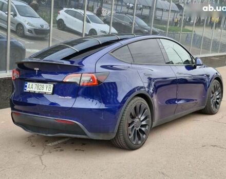 Тесла Model Y 2022 в Киеве на Automoto.ua Синий Тесла Model Y, объемом двигателя 0 л и пробегом 25 тыс. км за 31900 $, фото 2 на Automoto.ua