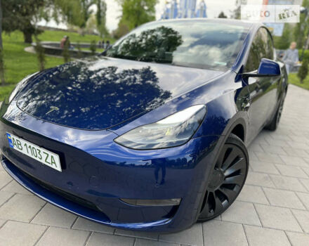 Синій Тесла Model Y, об'ємом двигуна 0 л та пробігом 45 тис. км за 35000 $, фото 17 на Automoto.ua