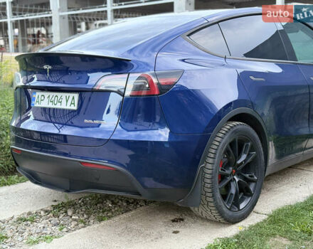 Тесла Model Y 2022 в Запорожье на Automoto.ua Синий Тесла Model Y, объемом двигателя 0 л и пробегом 88 тыс. км за 24000 $, фото 6 на Automoto.ua