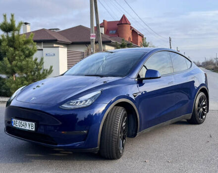 Синий Тесла Model Y, объемом двигателя 0 л и пробегом 52 тыс. км за 30900 $, фото 8 на Automoto.ua