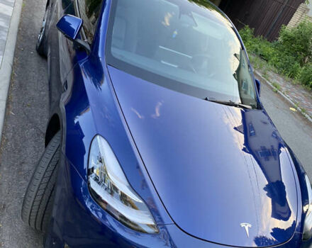 Синий Тесла Model Y, объемом двигателя 0 л и пробегом 54 тыс. км за 26800 $, фото 14 на Automoto.ua
