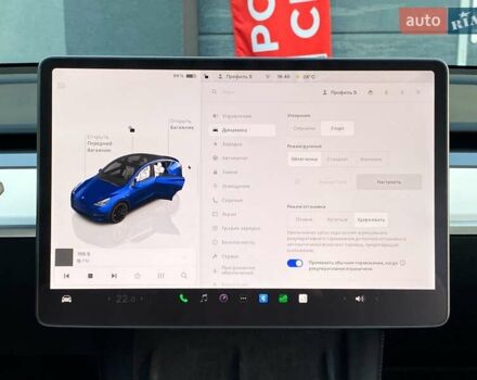 Синий Тесла Model Y, объемом двигателя 0 л и пробегом 92 тыс. км за 31999 $, фото 18 на Automoto.ua