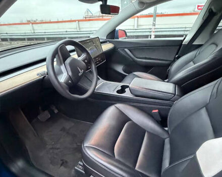 Синий Тесла Model Y, объемом двигателя 0 л и пробегом 130 тыс. км за 24500 $, фото 1 на Automoto.ua