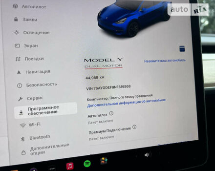 Синій Тесла Model Y, об'ємом двигуна 0 л та пробігом 45 тис. км за 35000 $, фото 47 на Automoto.ua