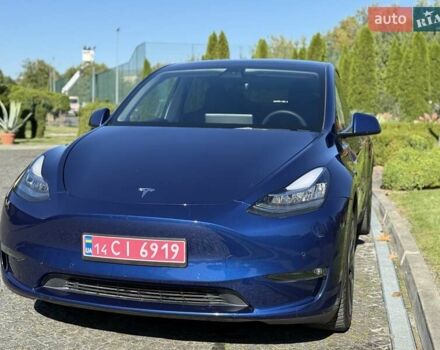Синий Тесла Model Y, объемом двигателя 0 л и пробегом 80 тыс. км за 25300 $, фото 48 на Automoto.ua
