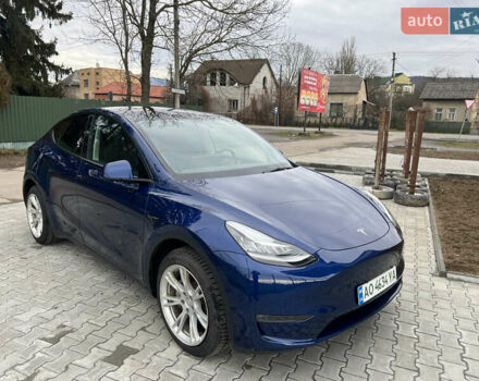 Синий Тесла Model Y, объемом двигателя 0 л и пробегом 86 тыс. км за 24900 $, фото 1 на Automoto.ua