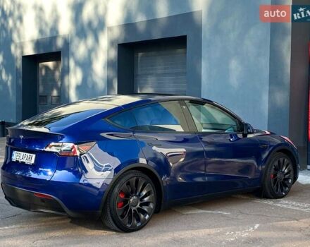 Синий Тесла Model Y, объемом двигателя 0 л и пробегом 92 тыс. км за 31999 $, фото 9 на Automoto.ua