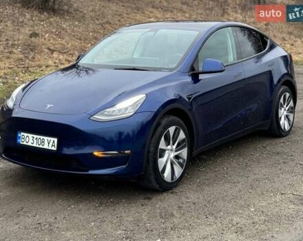 Синий Тесла Model Y, объемом двигателя 0 л и пробегом 31 тыс. км за 28300 $, фото 3 на Automoto.ua