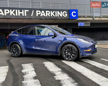 Синий Тесла Model Y, объемом двигателя 0 л и пробегом 104 тыс. км за 22900 $, фото 8 на Automoto.ua