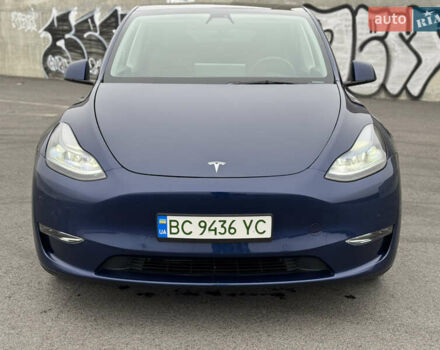 Синий Тесла Model Y, объемом двигателя 0 л и пробегом 66 тыс. км за 24100 $, фото 10 на Automoto.ua