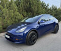 Синий Тесла Model Y, объемом двигателя 0 л и пробегом 52 тыс. км за 30900 $, фото 1 на Automoto.ua