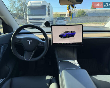 Синий Тесла Model Y, объемом двигателя 0 л и пробегом 27 тыс. км за 24000 $, фото 9 на Automoto.ua