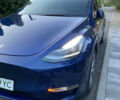 Синий Тесла Model Y, объемом двигателя 0 л и пробегом 48 тыс. км за 27200 $, фото 1 на Automoto.ua