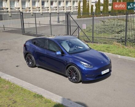 Синий Тесла Model Y, объемом двигателя 0 л и пробегом 38 тыс. км за 29300 $, фото 24 на Automoto.ua