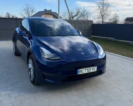 Синий Тесла Model Y, объемом двигателя 0 л и пробегом 80 тыс. км за 27000 $, фото 2 на Automoto.ua
