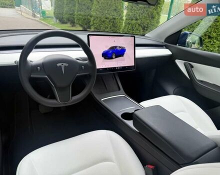 Синий Тесла Model Y, объемом двигателя 0 л и пробегом 85 тыс. км за 31500 $, фото 10 на Automoto.ua
