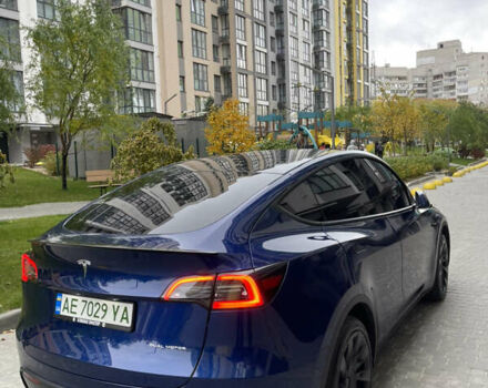 Тесла Model Y 2022 в Днепре (Днепропетровске) на Automoto.ua Синий Тесла Model Y, объемом двигателя 0 л и пробегом 57 тыс. км за 25499 $, фото 6 на Automoto.ua